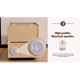 SMARTLUX ΕΞΥΠΝΟ ΚΟΜΟΔΙΝΟ ΜΕ BLUETOOTH ΗΧΕΙΑ, ΑΣΥΡΜΑΤΗ ΦΟΡΤΙΣΗ, LED ΦΩΤΙΣΜΟ & ΚΛΕΙΔΑΡΙΑ ΜΕ ΚΩΔΙΚΟ ΛΕΥΚΟ B01-WHITE