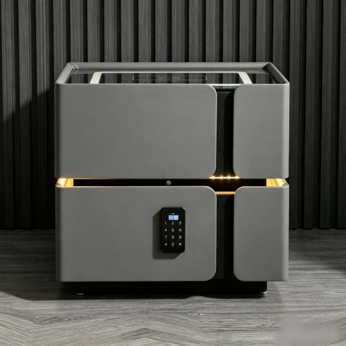SMARTLUX ΕΞΥΠΝΟ ΚΟΜΟΔΙΝΟ ΜΕ BLUETOOTH ΗΧΕΙΑ, ΑΣΥΡΜΑΤΗ ΦΟΡΤΙΣΗ, LED ΦΩΤΙΣΜΟ & ΚΛΕΙΔΑΡΙΑ ΜΕ ΚΩΔΙΚΟ ΓΚΡΙ B01-GREY