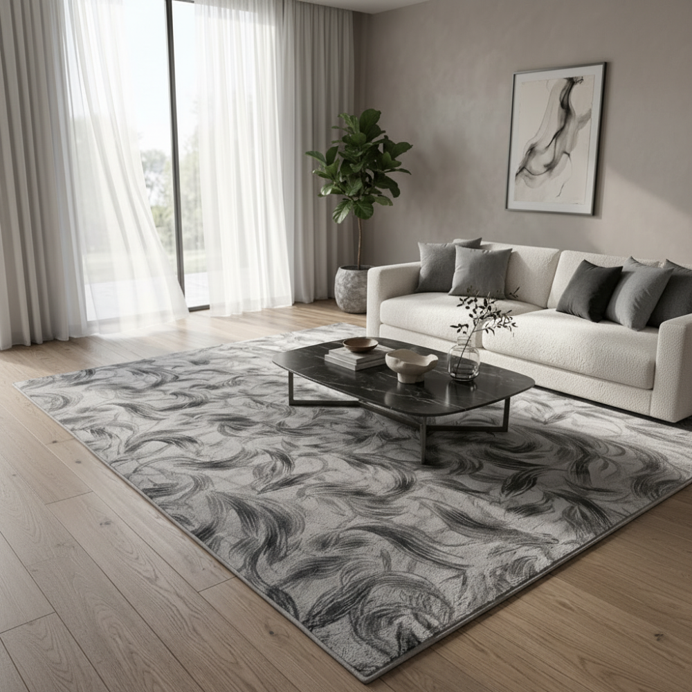 Μοκέτα Σαλονιού Piruz Γκρι 200x250 PRZ-200-GREY