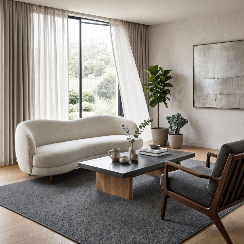 Μοκέτα Σαλονιού Babylon Grey σκούρα γκρι μονόχρωμη 200x250 εκ.