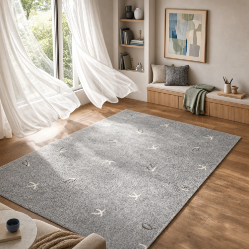 Μοκέτα Σαλονιού Haraz GREY 200x250 HRZ-200-GREY