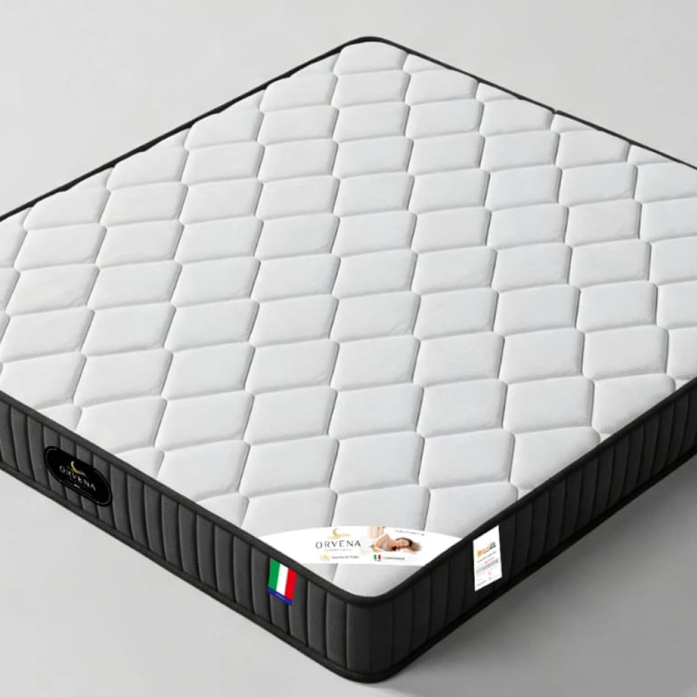 Ανατομικό Στρώμα Αφρού ORVENA 120x200x25 STRU-06-BLACK με ύψος 25CM