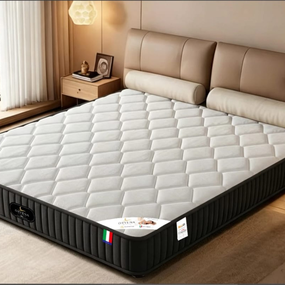 Ανατομικό Στρώμα Αφρού ORVENA 120x200x25 STRU-06-BLACK με ύψος 25CM Ανατομικό Στρώμα Αφρού ORVENA 120x200x25 STRU-06-BLACK με ύψος 25CM