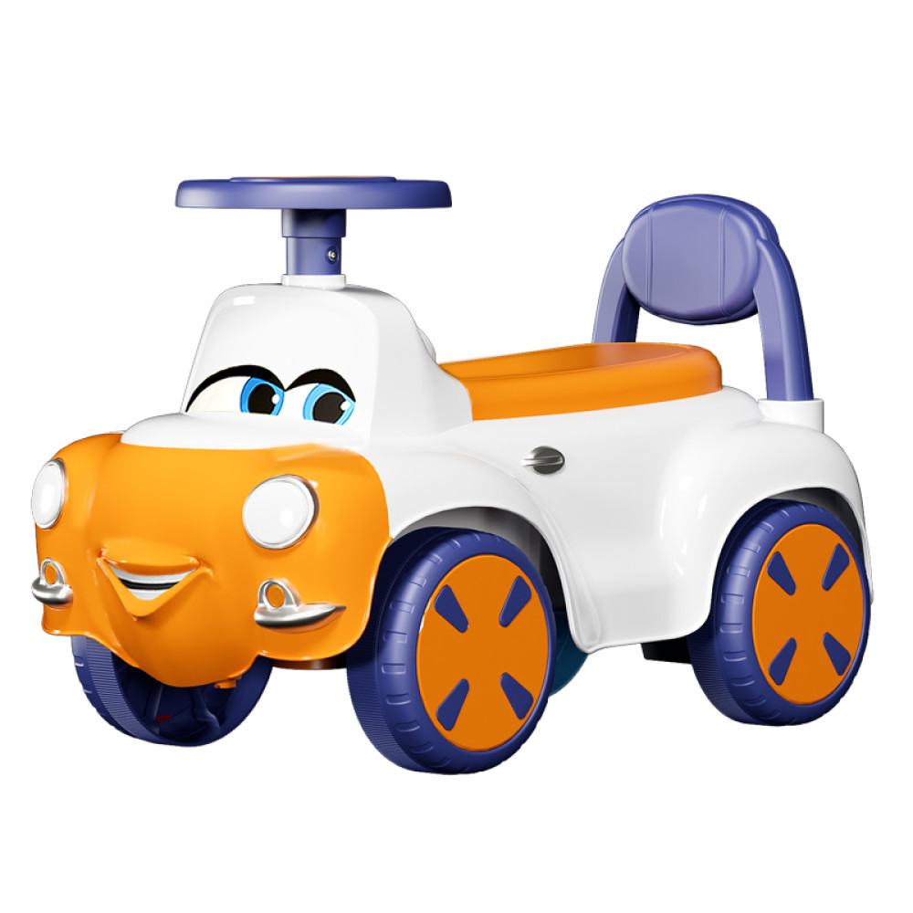Περπατούρα Αυτοκινητάκι με Φώτα και Μουσική Λευκό WL5188-WHITE