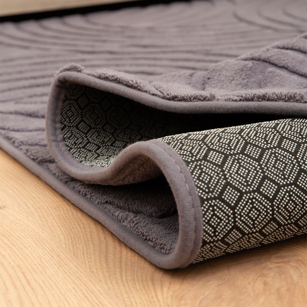 Απαλό γούνινο χαλί ανάγλυφο COZY από οικολογικό πολυεστέρα