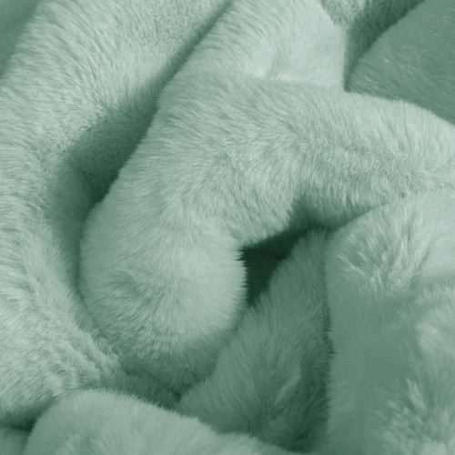 Γούνινο Χαλί Rabbit Μονόχρωμο Φυστική 160X210cm RBT-GREEN-160