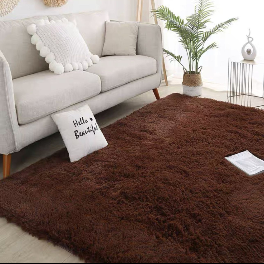 Πατάκι γούνινο καφέ 60x90cm- άνεση και ζεστασιά