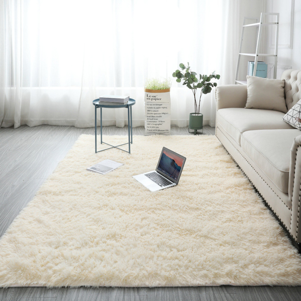 Πατάκι γούνινο κρεμ 60x90cm- άνεση και ζεστασιά