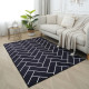 Αφράτο χαλί Flat Velvet 160x220cm, μονόχρωμο, βελούδινη υφή 12mm, σε μοντέρνα διακόσμηση σαλονιού
