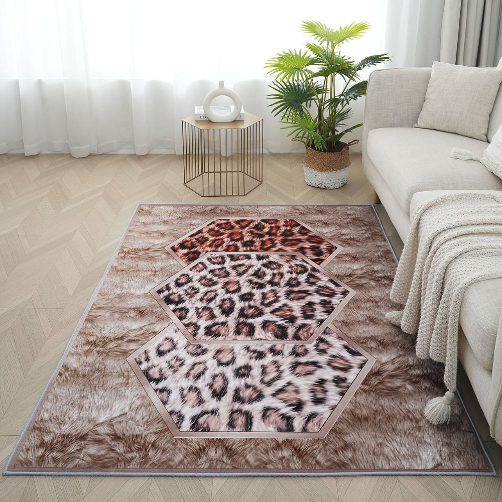 Αφράτο χαλί Flat Velvet 120x170cm, μονόχρωμο, βελούδινη υφή 12mm, σε μοντέρνα διακόσμηση σαλονιού