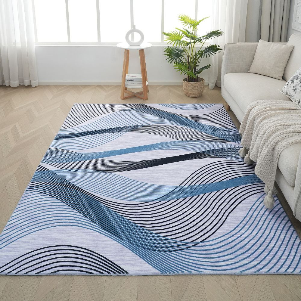 Χαλί London Soft Touch με σχέδιο με απαλή βελούδινη υφή Χαλί London Soft Touch με σχέδιο- Imitation Cashmere 1000g