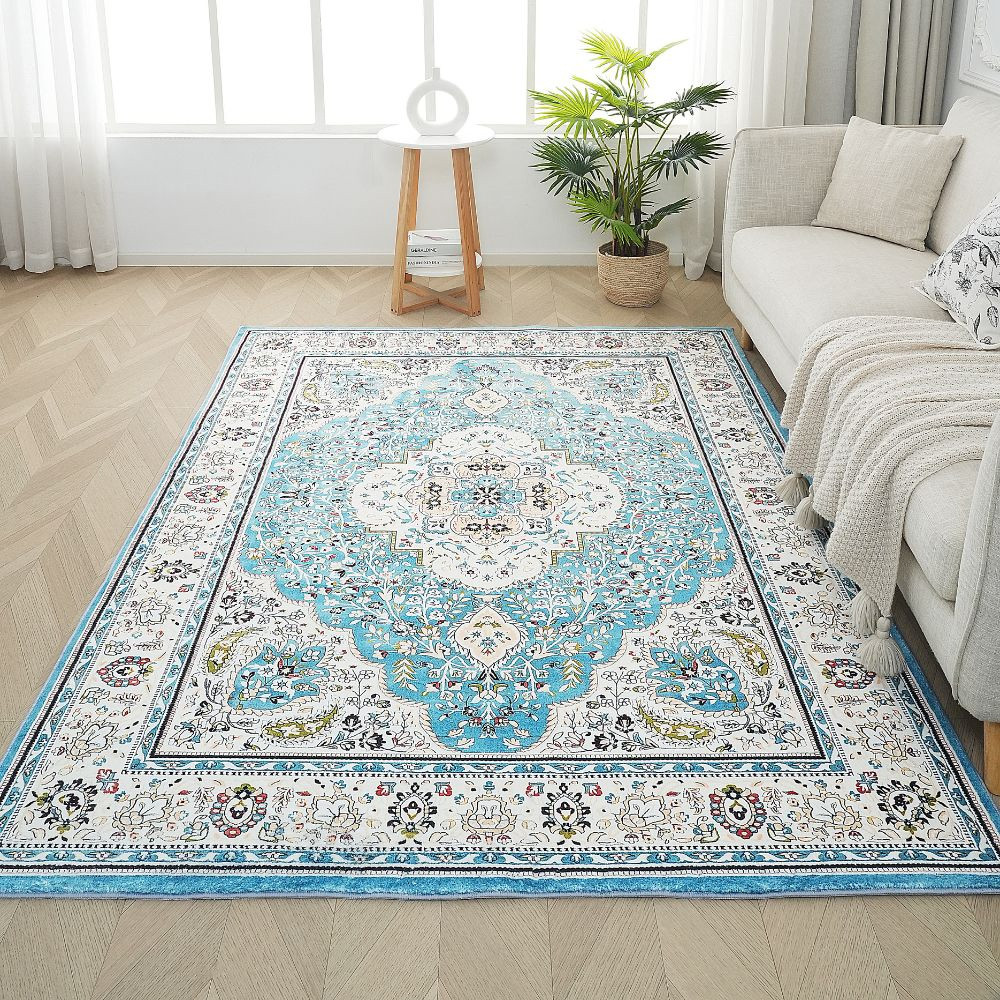 Χαλί London Soft Touch με σχέδιο 180x280cm με απαλή βελούδινη υφή Αντιολισθητικό χαλί 180x280cm imitation cashmere London Soft Touch