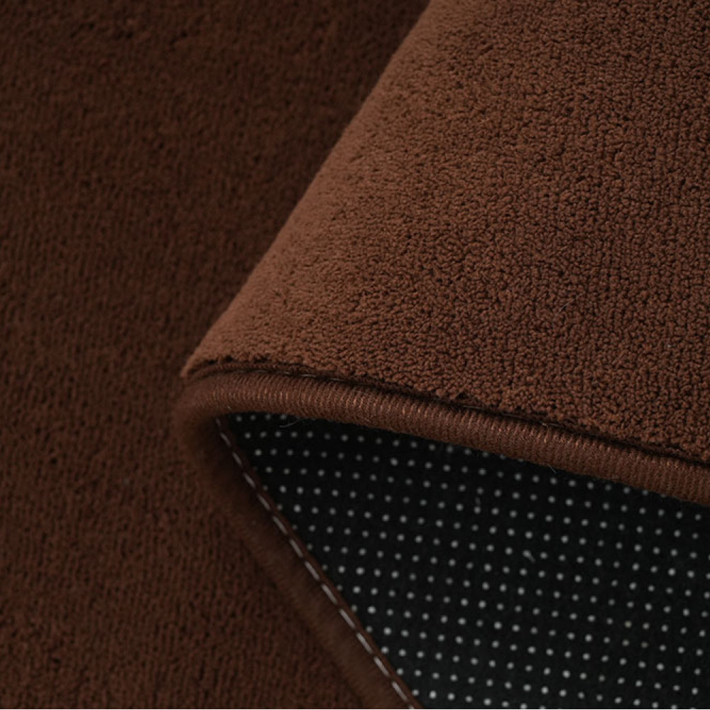 Σετ 2τμχ πατάκια Shaggy Soft Touch Μονόχρωμα Καφέ (50x80cm & 50x40cm) J03-COFFEE-PAT