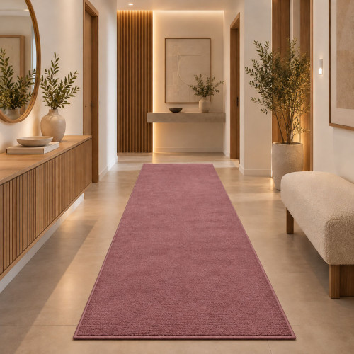 Διάδρομος Shaggy Soft Touch Μονόχρωμα Ροζ 80cm J03-PINK-diad