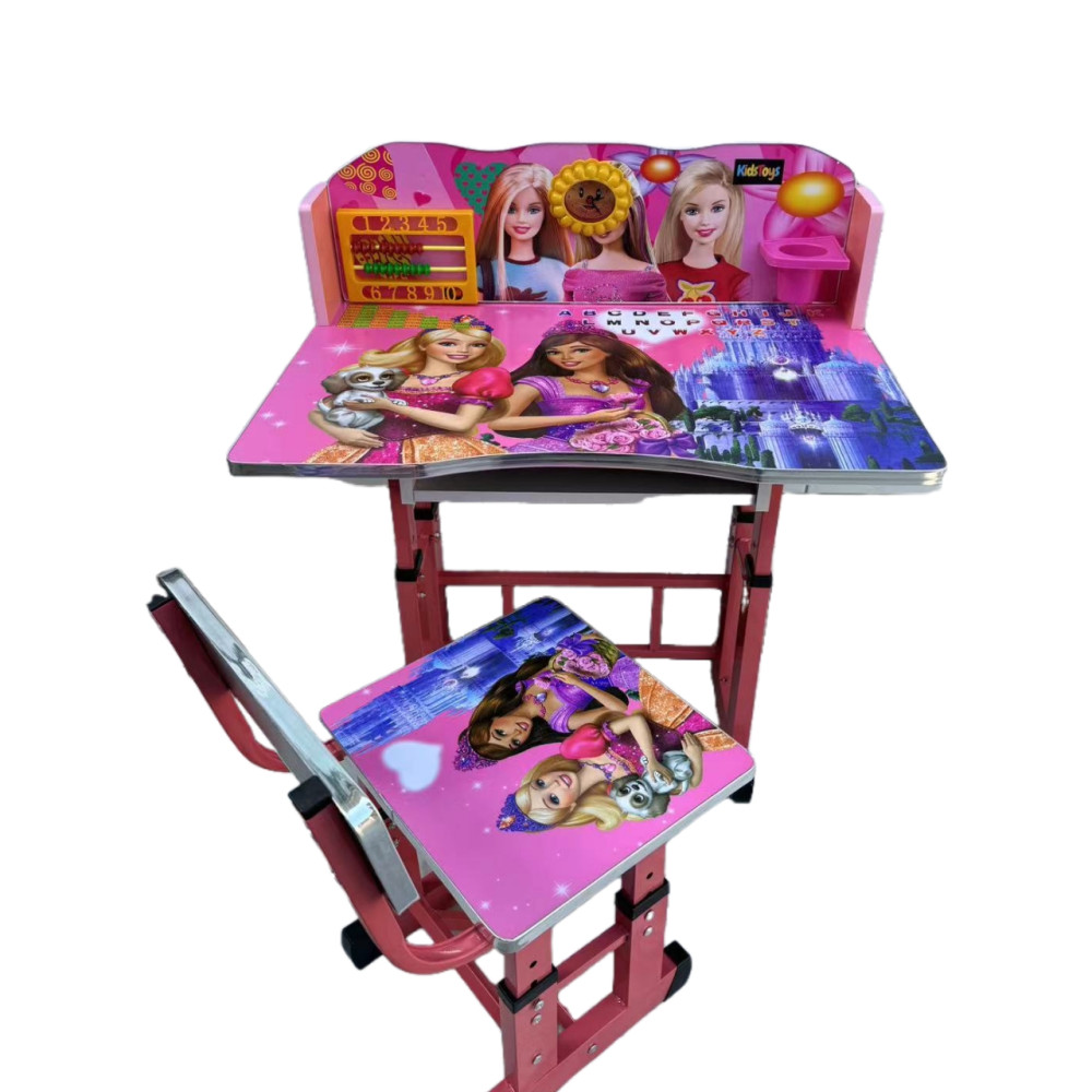 Παιδικό Γραφείο Ρυθμιζόμενο  "BARBIE"  με αποθηκευτικό χώρο για Ηλικίες 3-12 ΕΤΩΝ 69Χ45Χ90    D4