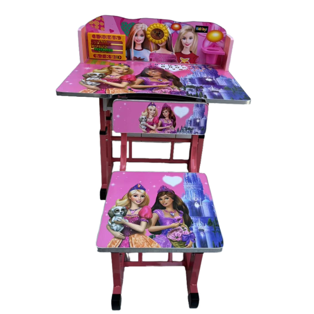 Παιδικό Γραφείο Ρυθμιζόμενο  "BARBIE"  με αποθηκευτικό χώρο για Ηλικίες 3-12 ΕΤΩΝ 69Χ45Χ90    D4