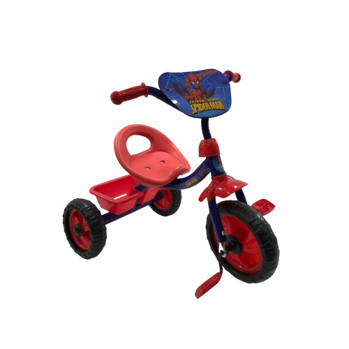 Παιδικό Μεταλλικό Τρίκυκλο Spiderman με Αποθηκευτικό Χώρο – Ιδανικό για 2-7 Ετών Κόκκινο-Μπλε LY-5-RED