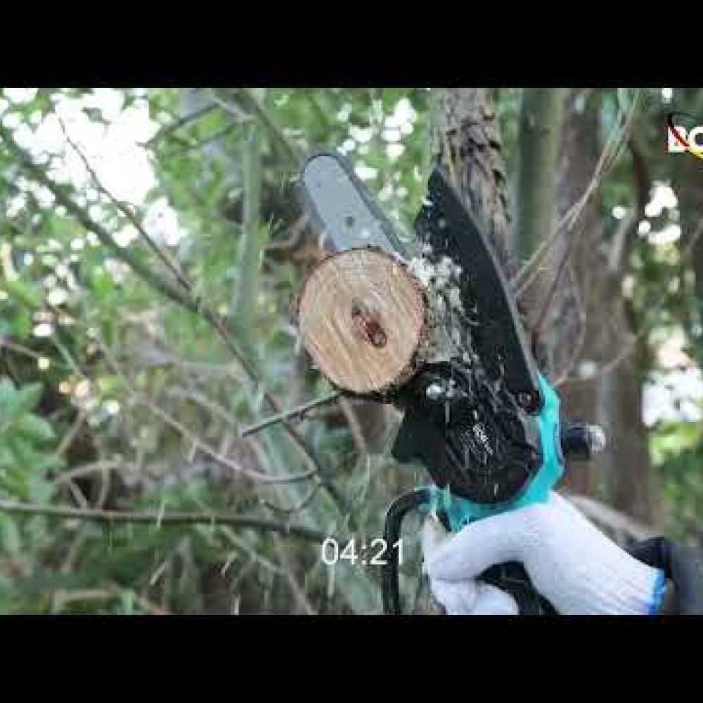 BORTECH Σετ Αλυσοπρίονο με Αυτόματη Λίπανση (Brushless Motor) + Ψαλίδι + Τηλεσκοπικό Κοντάρι 24V με 4 Μπαταρίες 5AH + 5 ΔΩΡΑ TS040-RED