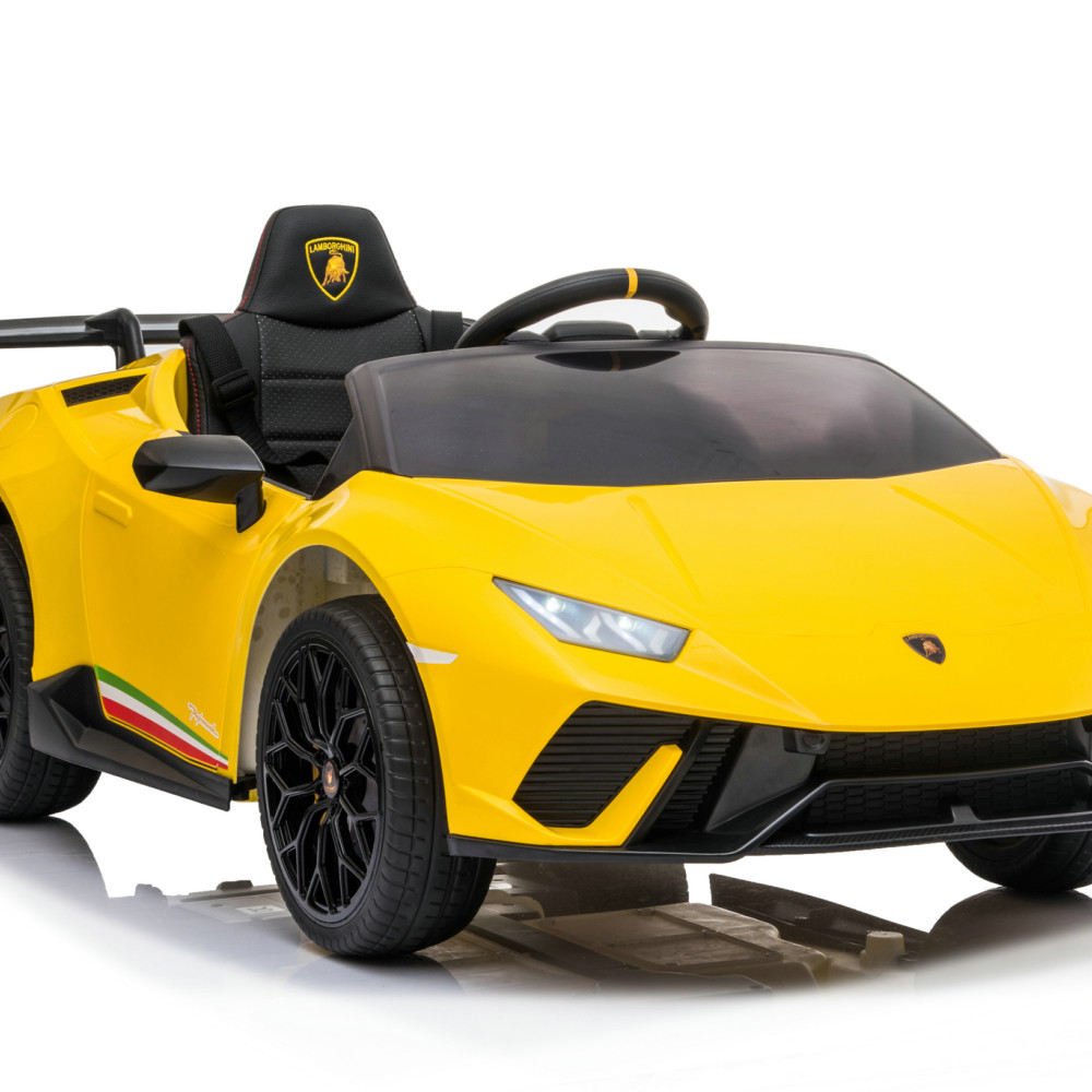 Παιδικό Αυτοκινητάκι Ηλεκτροκίνητο Lamborghini Huracan Licensed original με MP3 και τηλεχειριστήριο 12V Κίτρινο