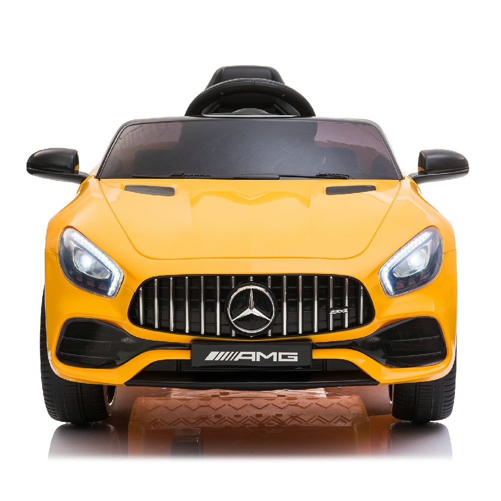 Παιδικό Αυτοκινητάκι Ηλεκτροκίνητο Licensed Mercedes-Benz AMG GT Κίτρινο 12V
