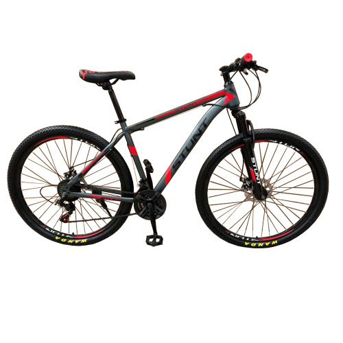 Ποδήλατο 29" με Δισκόφρενα  Mountain Hardtail STUNT Ανθρακί Κόκκινο  STNT290-RED