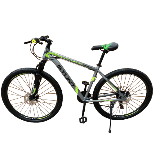 Ποδήλατο 27,5" με Δισκόφρενα  Mountain Hardtail STUNT Γκρι Πράσινο  STNT275-GREEN