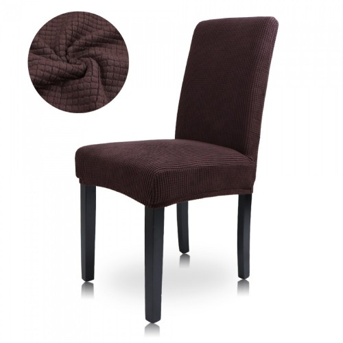 (1τμχ) Ελαστικά Καλύμματα Καρέκλας με πλάτη Pop Καφέ CB050-BR