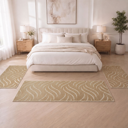 Velora Σετ Κρεβατοκάμαρας 3τμχ Μπεζ (2×70×130 + 1×70×200cm)  VEL01-BEIGE-SET