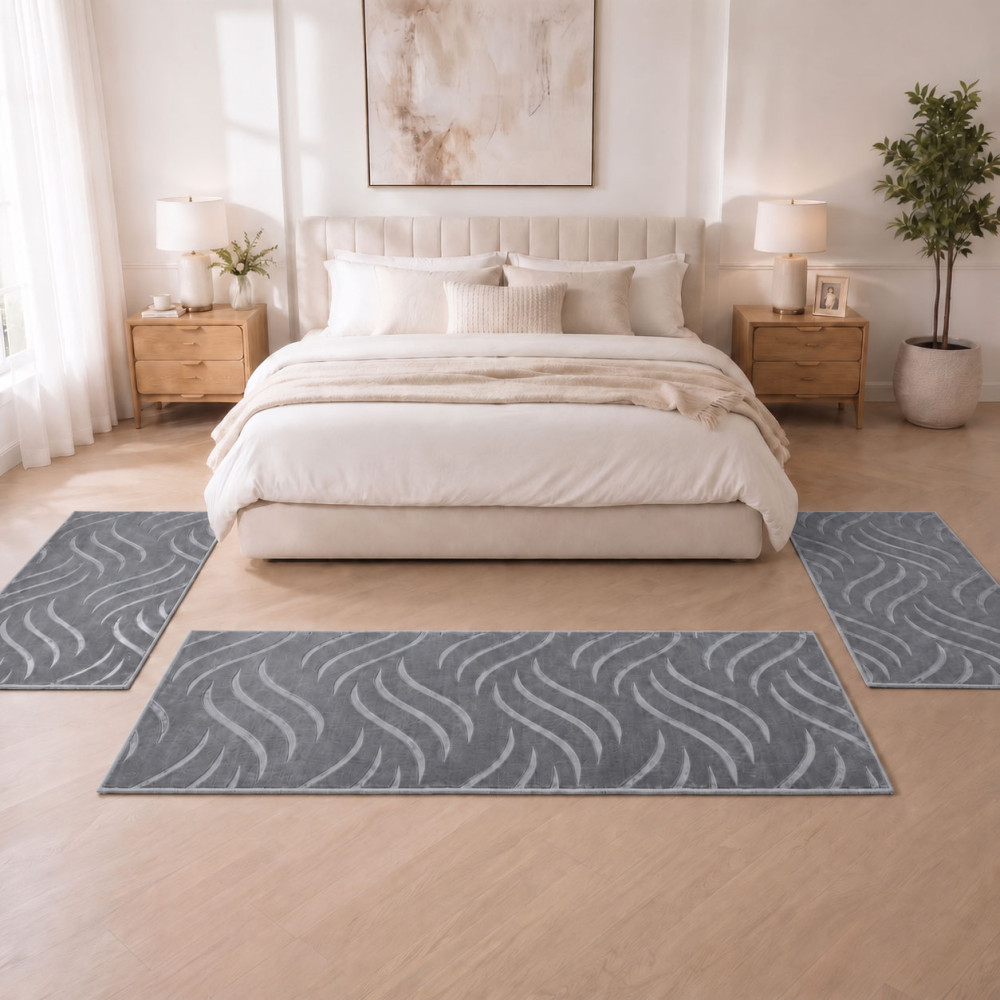 Velora Σετ Κρεβατοκάμαρας 3τμχ Γκρί (2×70×130 + 1×70×200cm)  VEL01-GRAY-SET