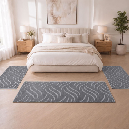 Velora Σετ Κρεβατοκάμαρας 3τμχ Γκρί (2×70×130 + 1×70×200cm)  VEL01-GRAY-SET