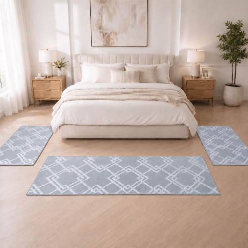 Velora Σετ Κρεβατοκάμαρας 3τμχ Ασημί (2×70×130 + 1×70×200cm)  VEL02-SILVER-SET