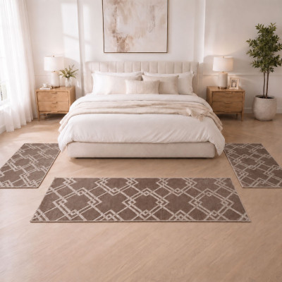 Velora Σετ Κρεβατοκάμαρας 3τμχ Καφέ (2×70×130 + 1×70×200cm)  VELA10--B14-BROWN-SET