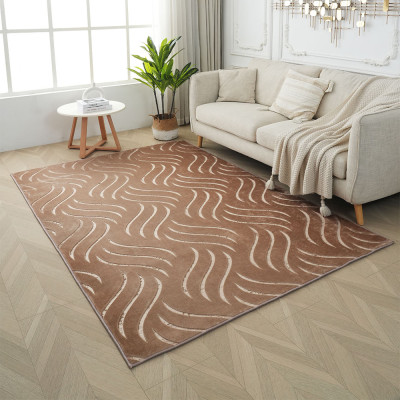 Χαλί Velora Βελούδινο Ανάγλυφο Μελί 160X230cm VEL01-HONEY-160