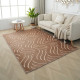 Χαλί Velora Βελούδινο Ανάγλυφο Μελί 160X230cm VEL01-HONEY-160