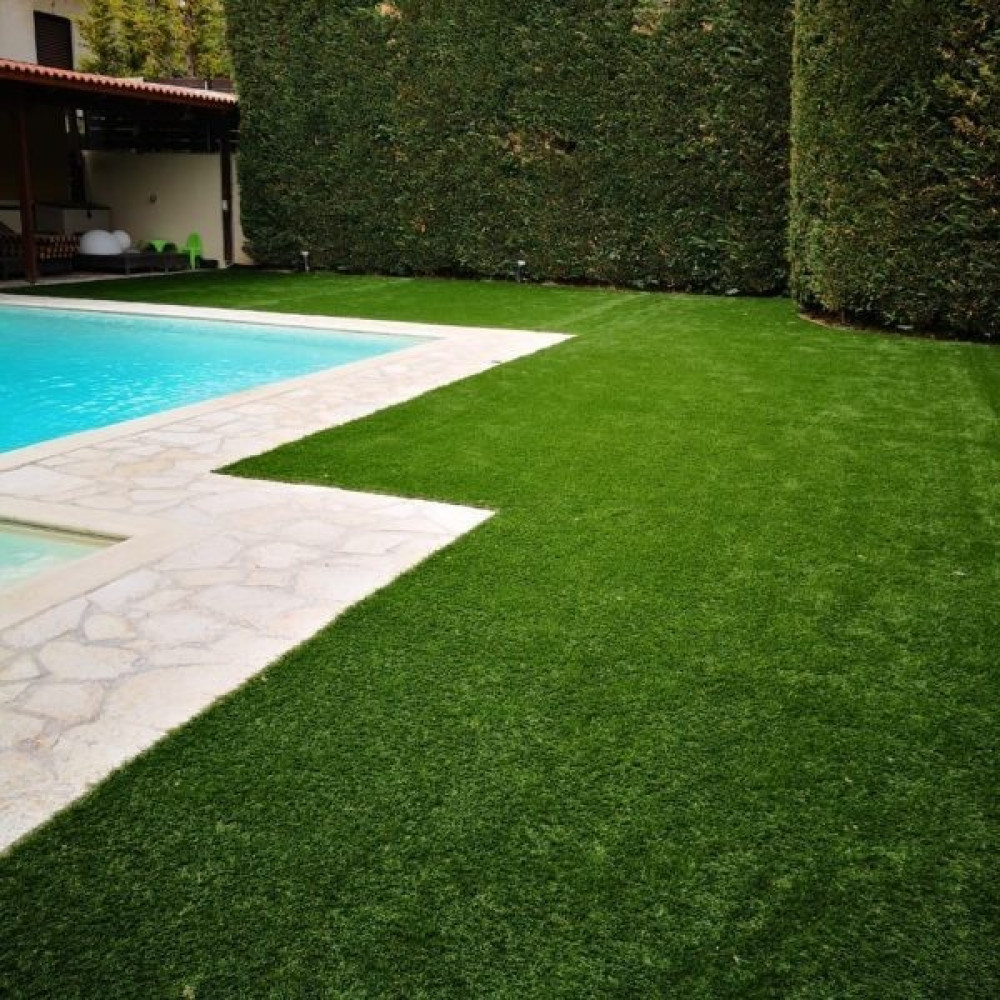 Mykonos Επαγγελματικός 35mm Συνθετικός Χλοοτάπητας Γκαζόν με τιμή ανά τετραγωνικό μέτρο και φάρδος ρολού 2 μέτρα MYK-28-35